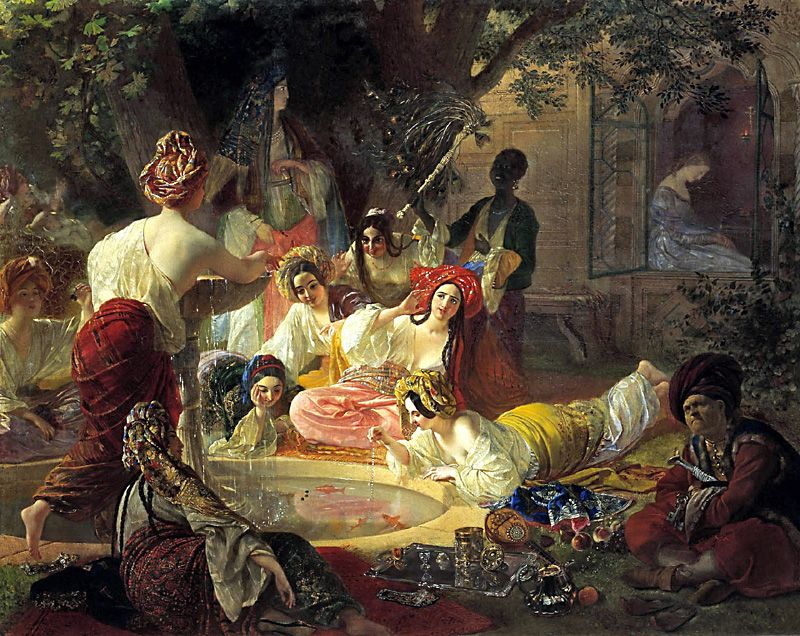 К. Брюллов. «Бахчисарайский фонтан». 1849